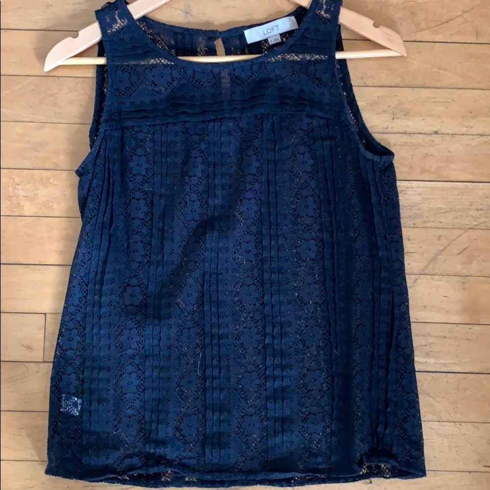 Loft lace tank.